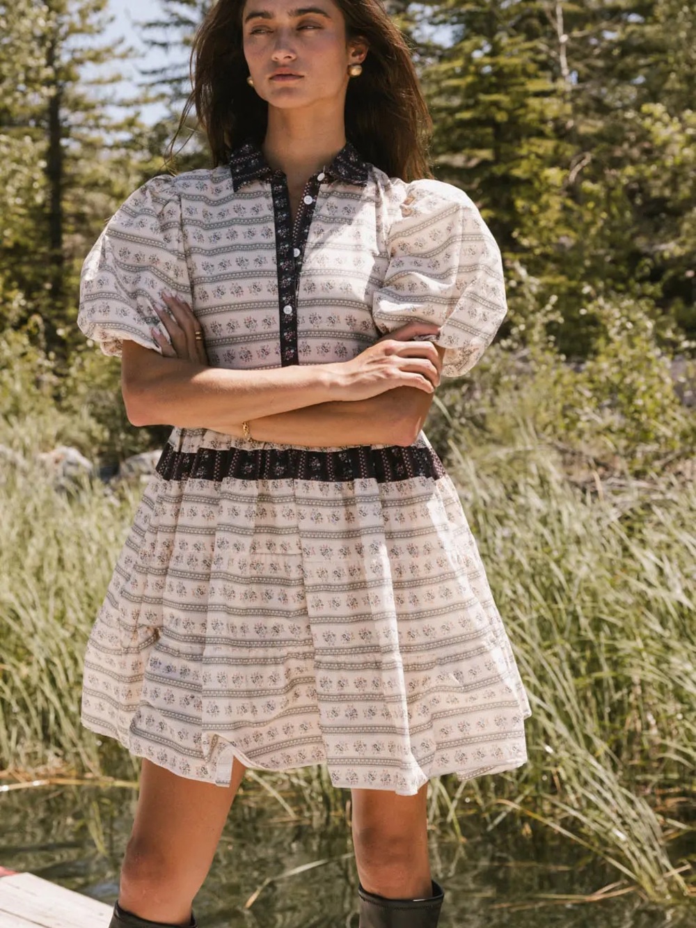 BÖHME Constance Printed Mini Dress